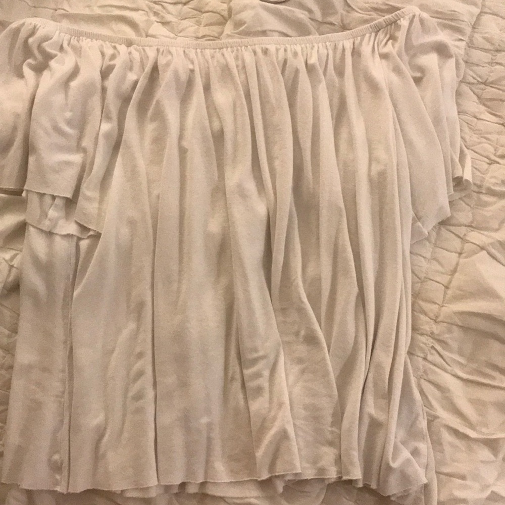 White off the shoulder top